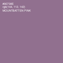 #90708E - Mountbatten Pink Color Image